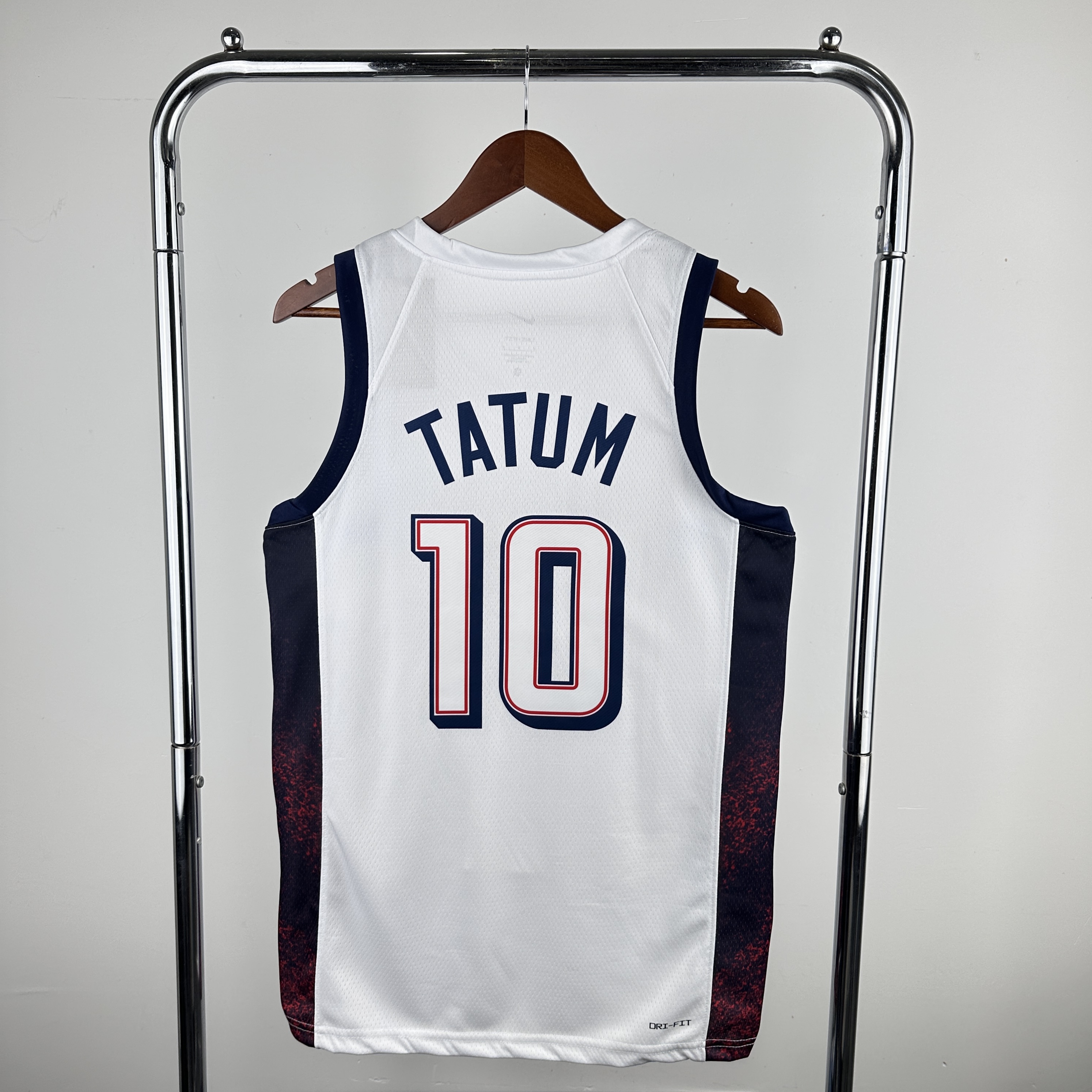 2024 Olympic USA #10 Tatum White Nike NBA Jersey